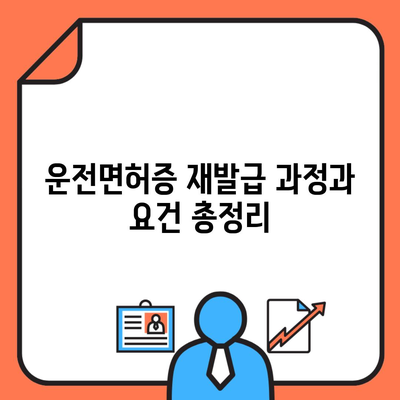 운전면허증 재발급 과정과 요건 총정리