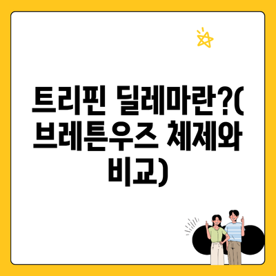 트리핀 딜레마란?(브레튼우즈 체제와 비교)