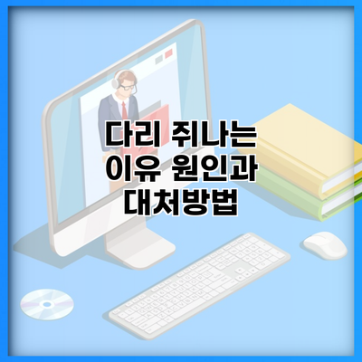 다리 쥐나는 이유 원인과 대처방법