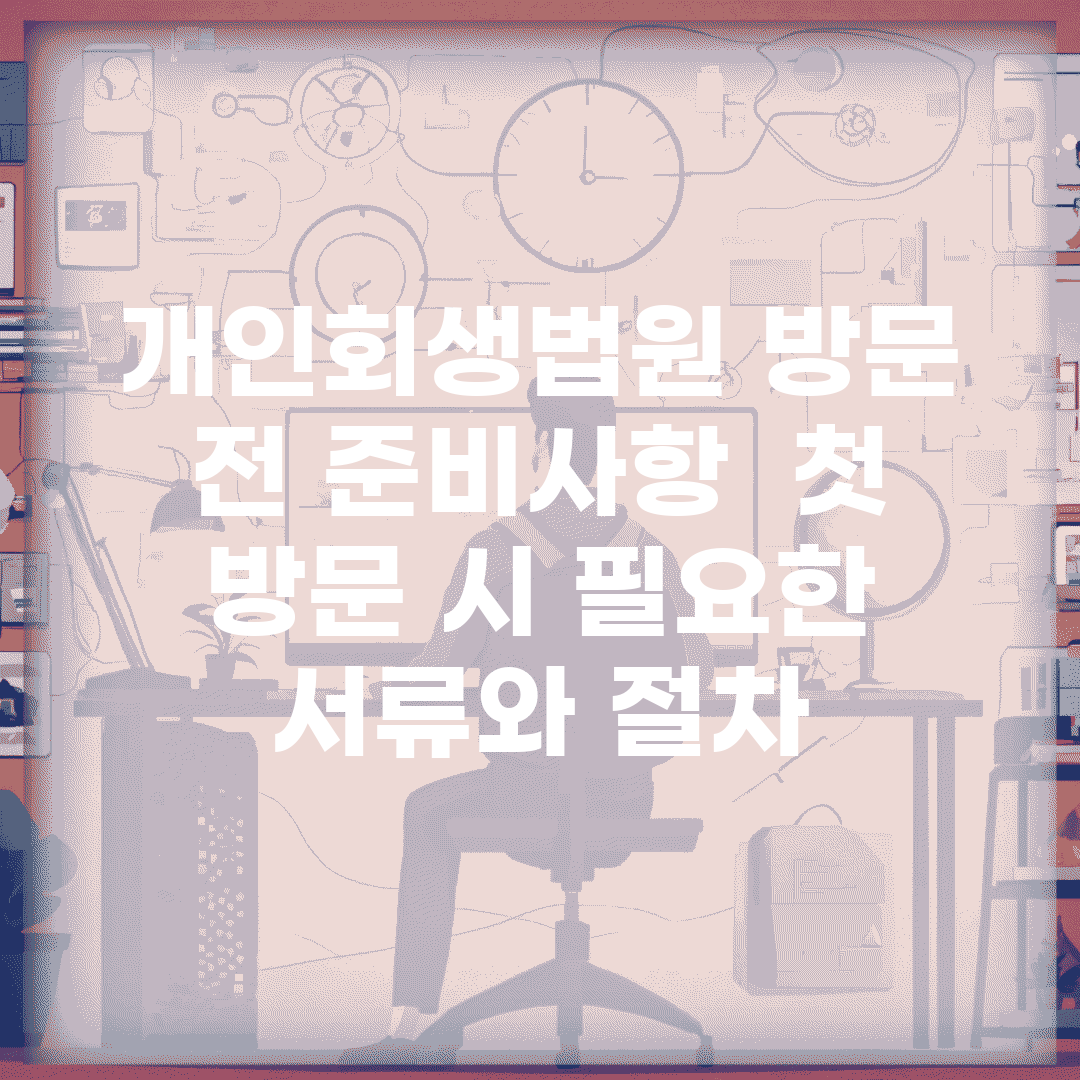 개인회생법원 방문 전 준비사항 | 첫 방문 시 필요한 서류와 절차