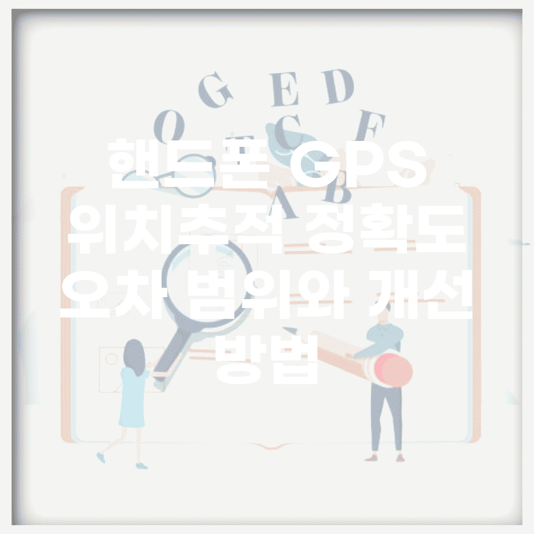 핸드폰 GPS 위치추적 정확도 | 오차 범위와 개선 방법