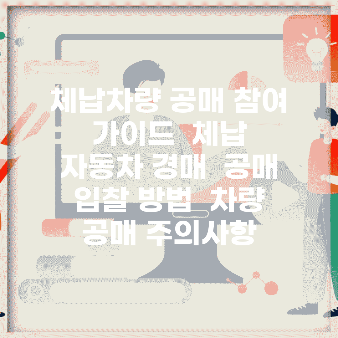 체납차량 공매 참여 가이드 | 체납 자동차 경매 | 공매 입찰 방법 | 차량 공매 주의사항
