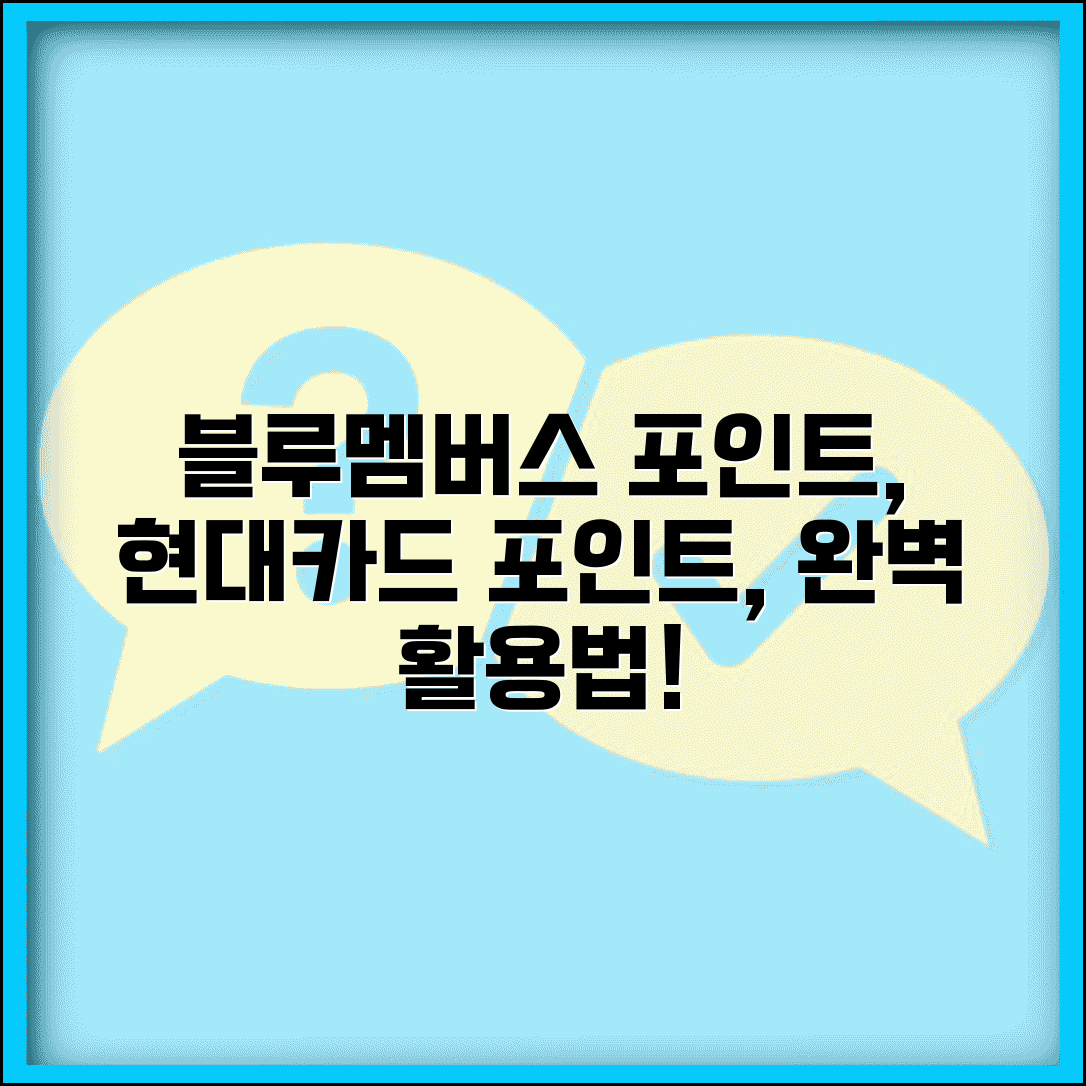 블루멤버스 포인트 사용처 | 현대카드 포인트 사용처 완벽 활용법