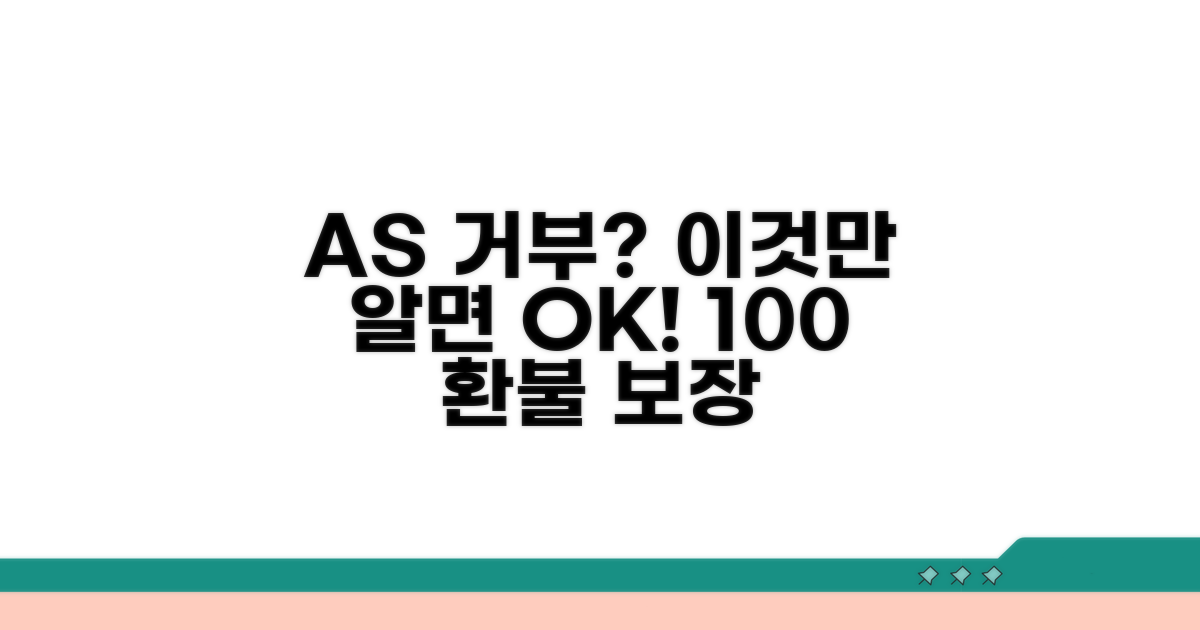 무상 AS 거부 시 대처법