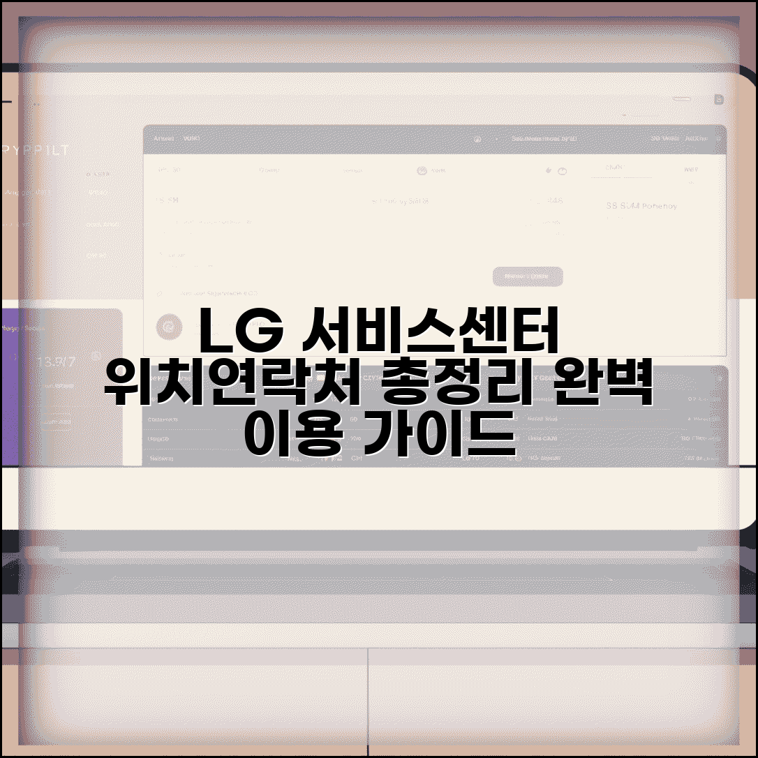 엘지전자서비스센터 위치 연락처 | LG전자 서비스센터 완벽 이용법