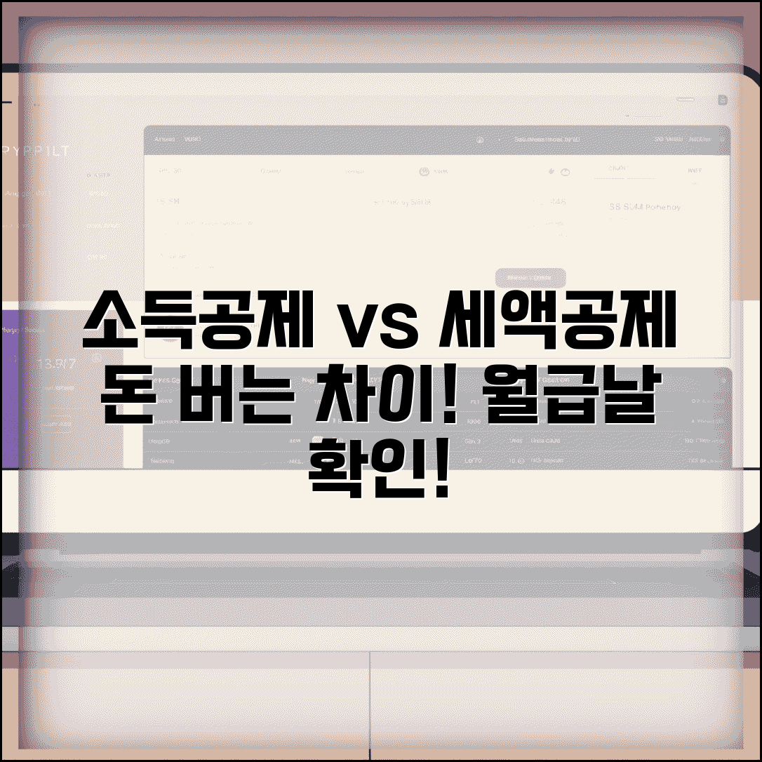소득공제 세액공제 차이점 | 소득에서 차감 vs 세액에서 차감하는 방식 비교