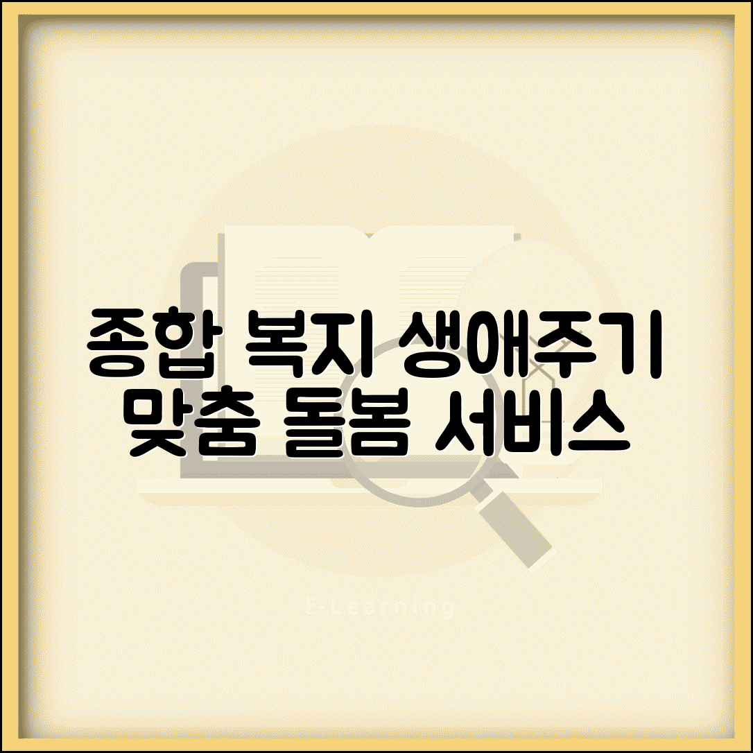 돌봄 서비스 종합 복지 체계 | 영유아부터 노인까지 생애주기별 맞춤 돌봄 서비스 현황