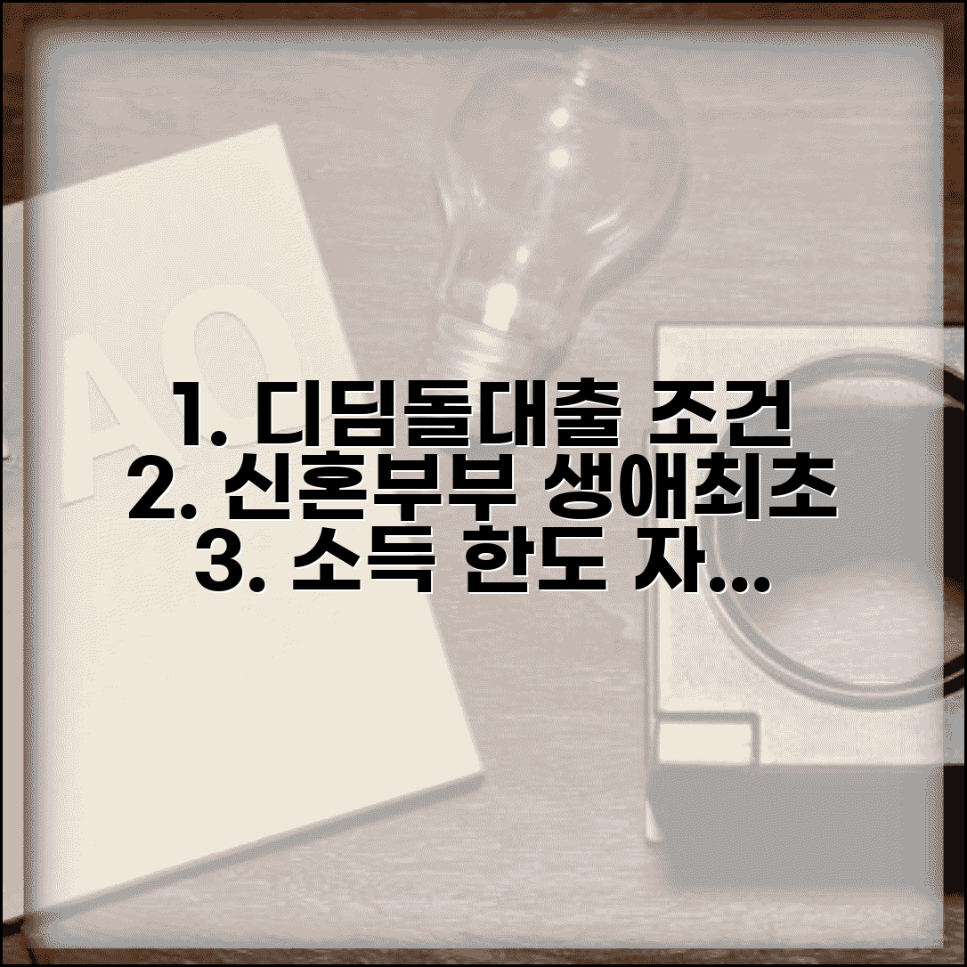 디딤돌대출 조건 소득 한도 | 신혼부부 생애최초 주택구입 대출 자격 요건