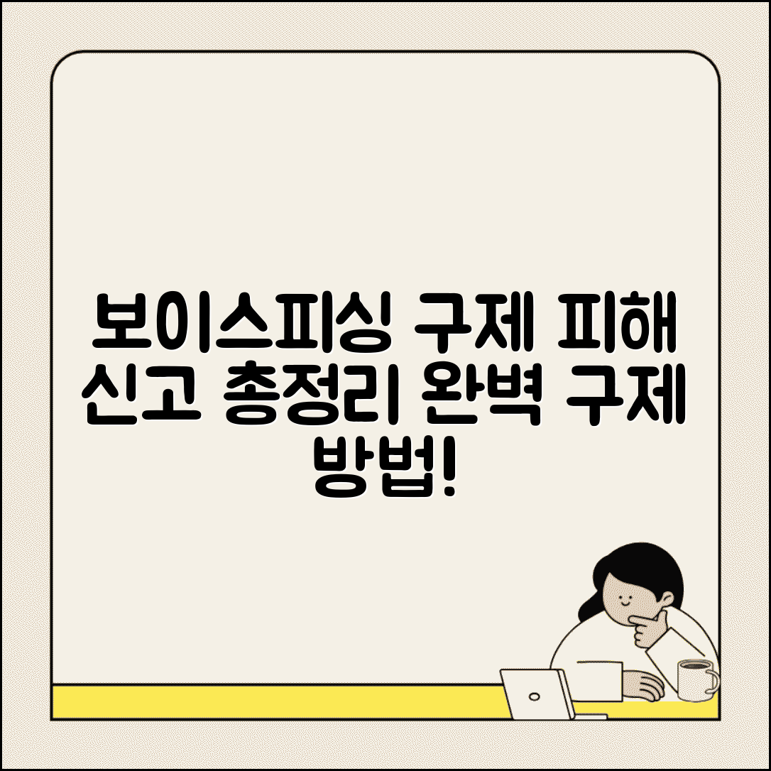 보이스피싱 구제방법 피해 신고 절차 | 보이스피싱 피해구제 완벽 방법