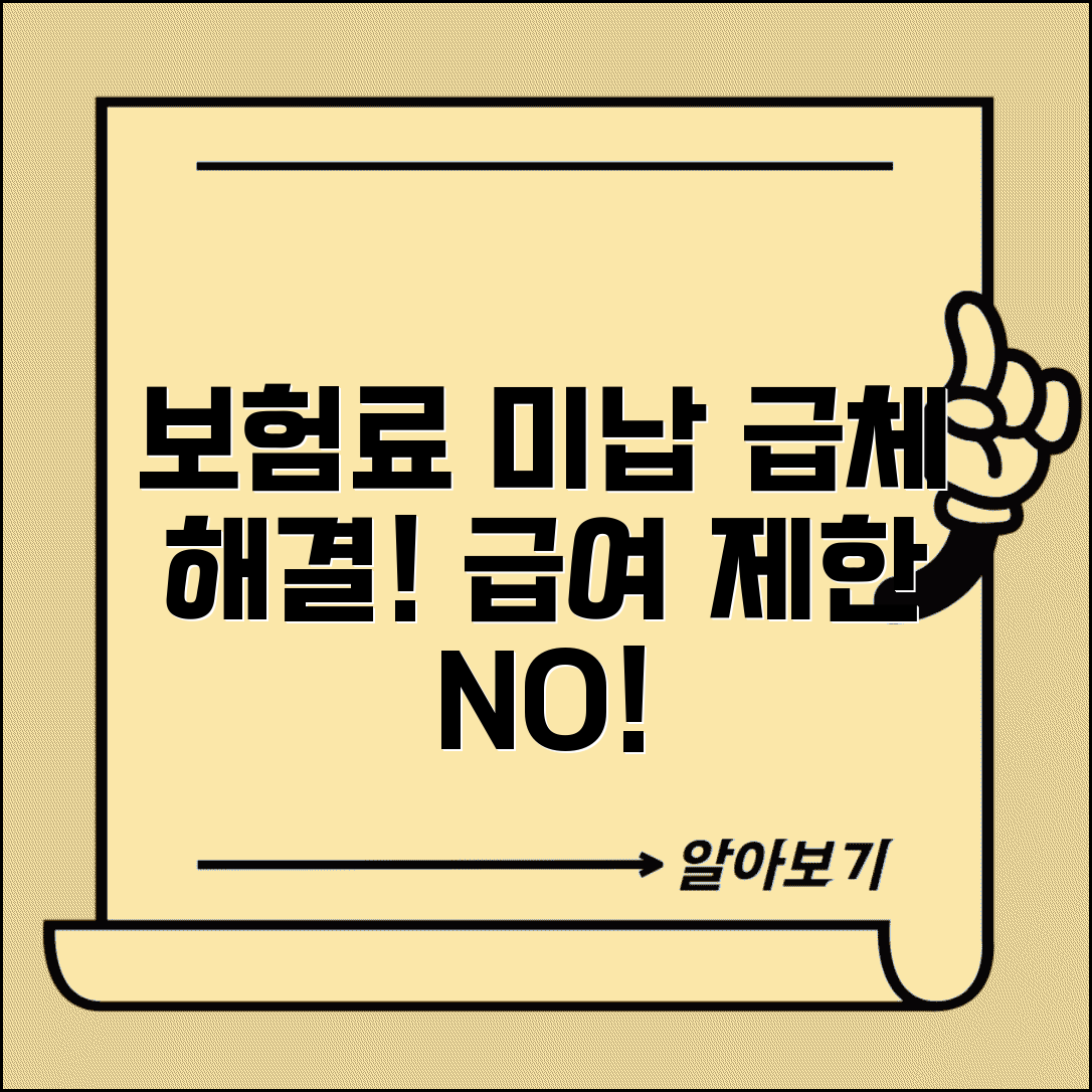 건강보험 미납 문자 받았다면? | 체납 해결 및 급여제한 예방 방법