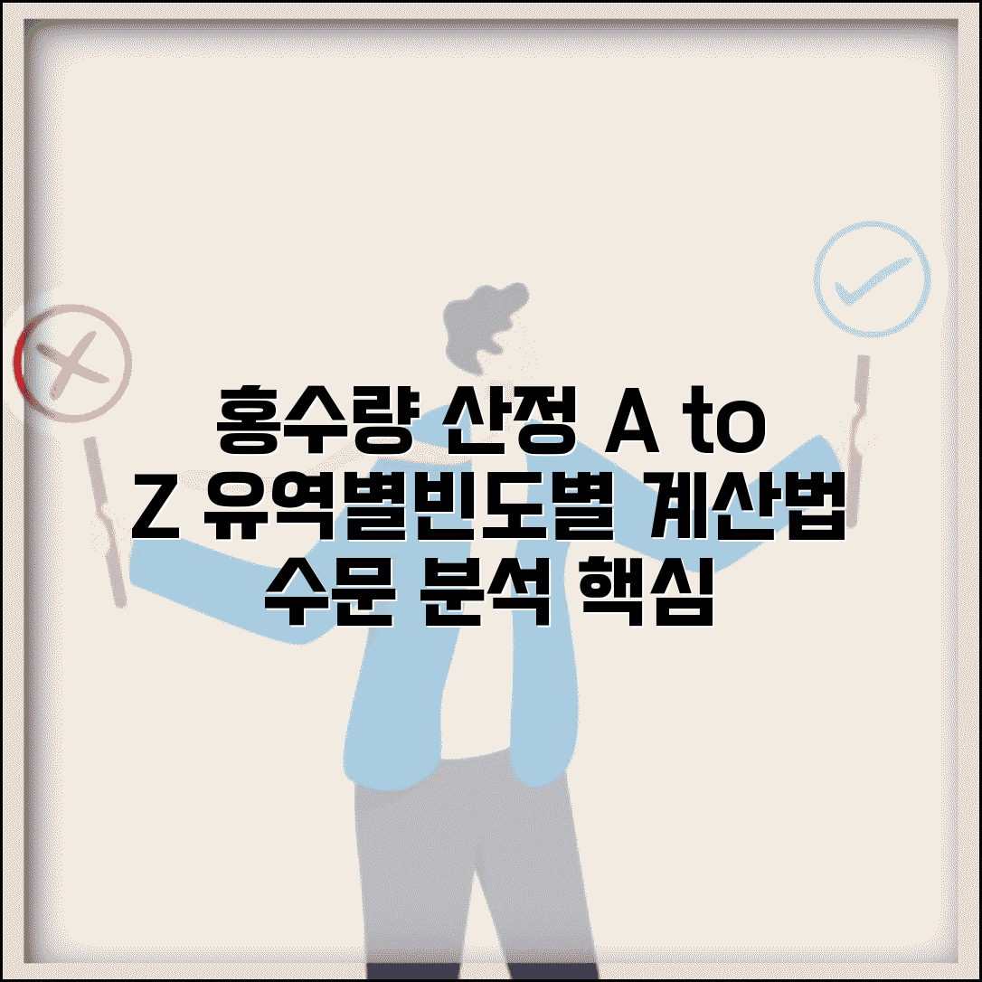 홍수량 산정표준지침 수문 분석 | 유역별 홍수량 산정 방법과 빈도별 홍수량 계산