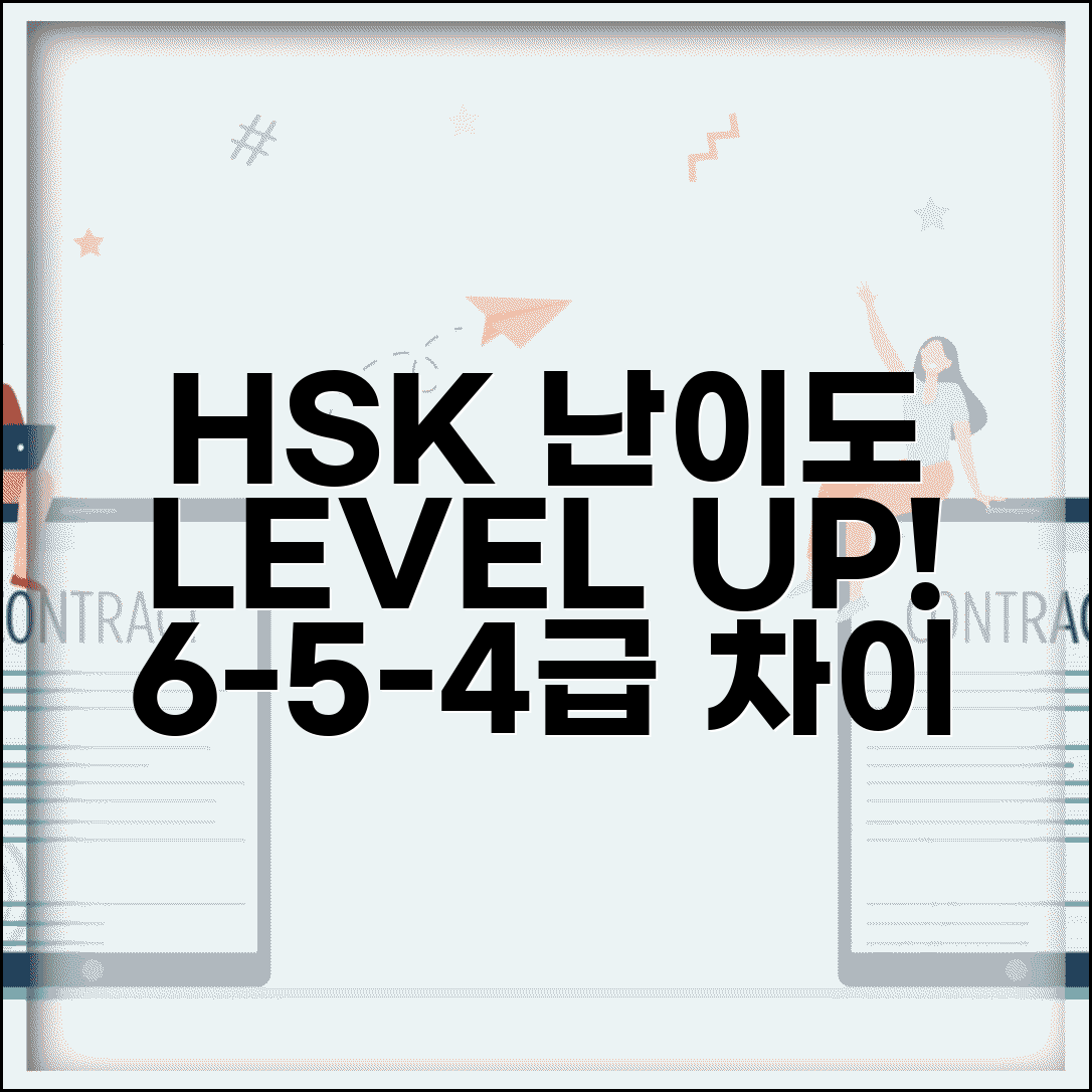 HSK 급수 난이도 | HSK 6급 5급 4급 난이도 차이