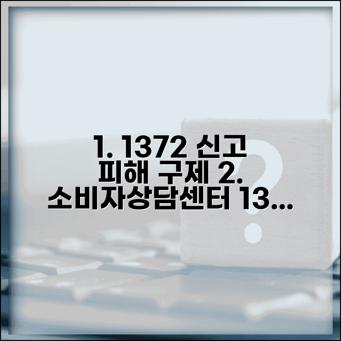 1372 소비자상담센터 신고 절차 | 피해 구제 받는 방법