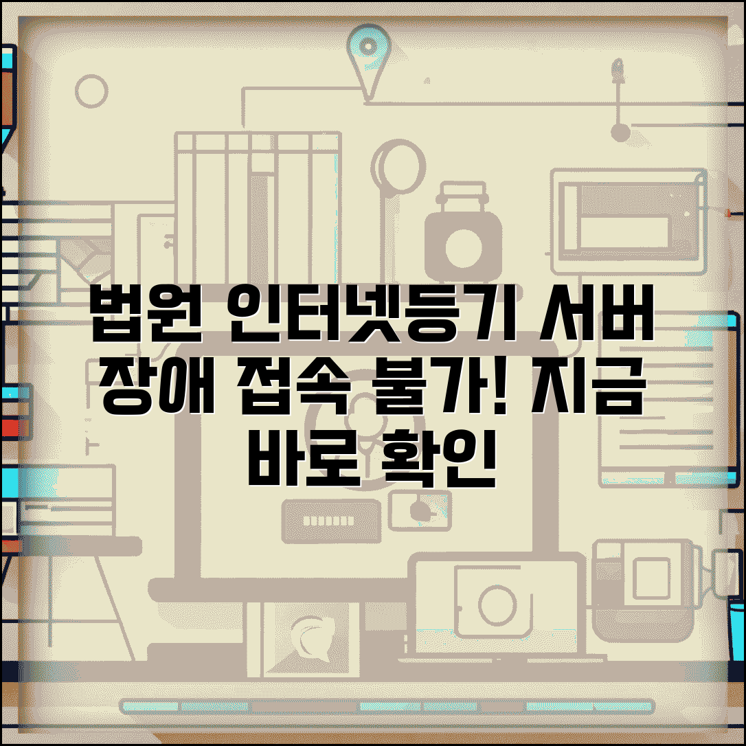 법원 인터넷등기소 접속 오류 | 인터넷등기 사이트 서버 장애