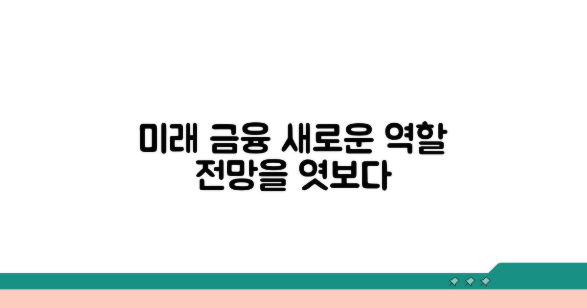 미래 금융 시장에서의 역할과 전망