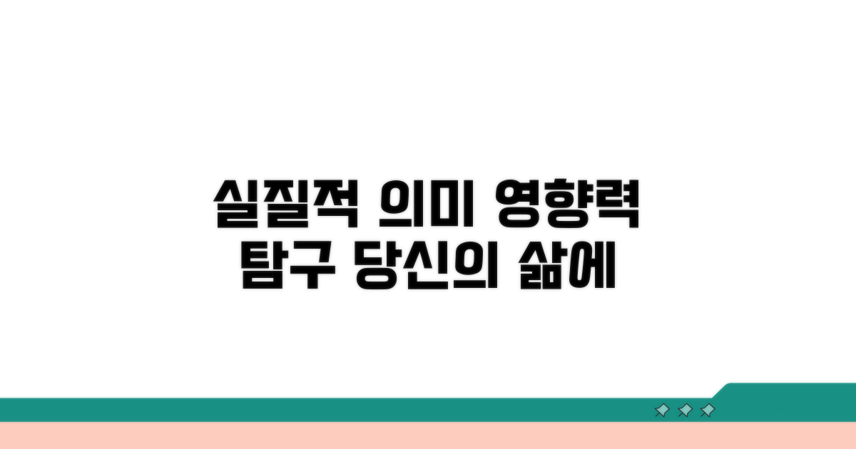 실질적 의미와 영향력 탐구