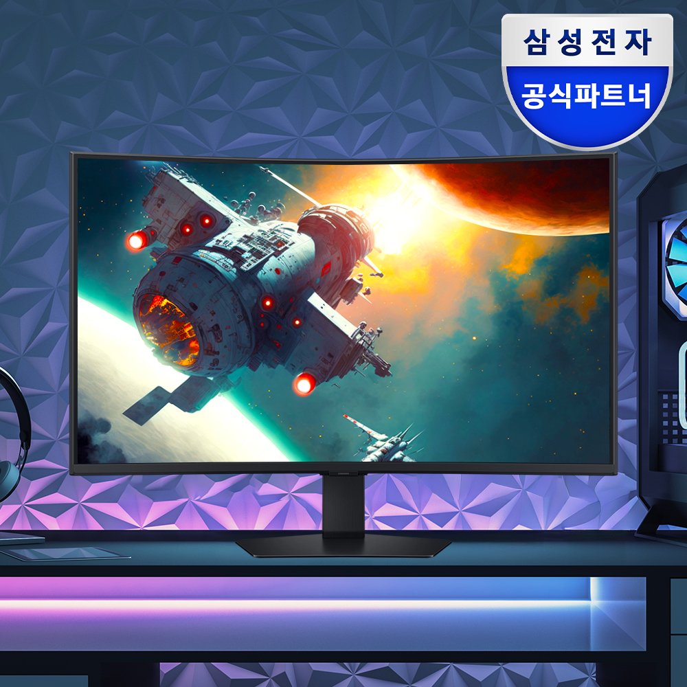 2025 삼성 오디세이 G7 G75F LS37FG750EKXKR 4K UHD 165Hz 커브드 게이밍 모니터 상세 이미지 1