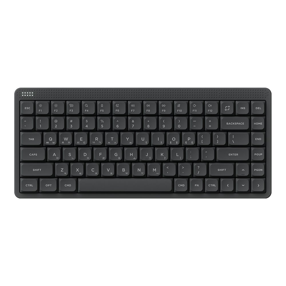 NUPHY NODE75 기계식키보드 로우 프로파일 잉크 그레이, 나노 저소음 블러시축 상세 이미지 2