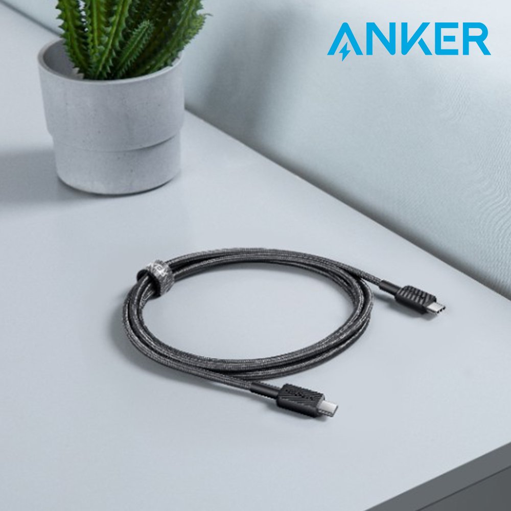 앤커 322 USB-C to USB-C 케이블 180cm A81F6 상세 이미지 2