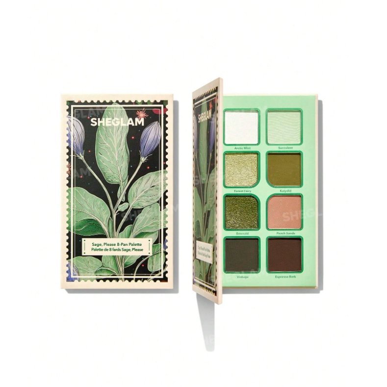 sheglam 쉬글램 sage please 팔레트 발색력좋은 카키 그린 섀도우 팔레트 상세 이미지 1