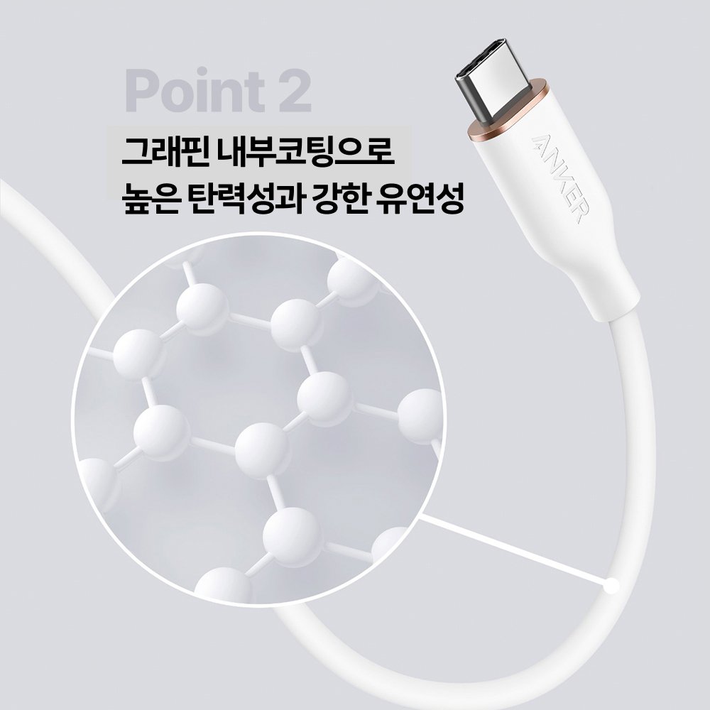 앤커 파워라인3 플로우 USB-C to C 240W 케이블 90cm A8552 상세 이미지 1